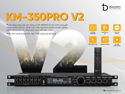 Vang cơ DB Acoustic KM 350PRO V2 Premium