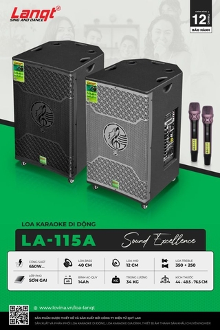 Loa kéo di động 40 đơn Lanqt LA-115A