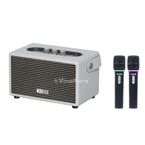 Loa Xách Tay Acnos S30 New 2026 120W Bluetooth 5.0 Kèm 2 Micro Không Dây