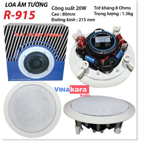 Loa âm trần HI-FI CEILING- SPEAKER 915, 20w