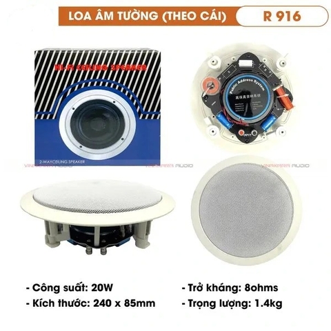 Loa âm trần R916 công suất 20w