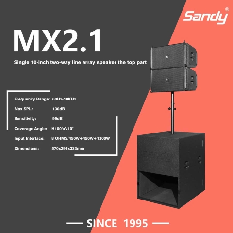 Loa Array liền công suất Sandy MX 2.1