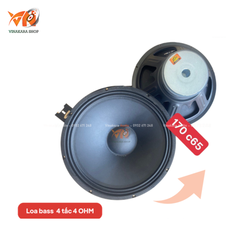 Loa bass 4 tấc kéo , 4 ohm, từ 170-65,  400w  ADX-15465