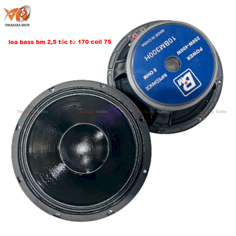 Loa bass bm 2,5 tấc từ 170 coil 75 10BM300H