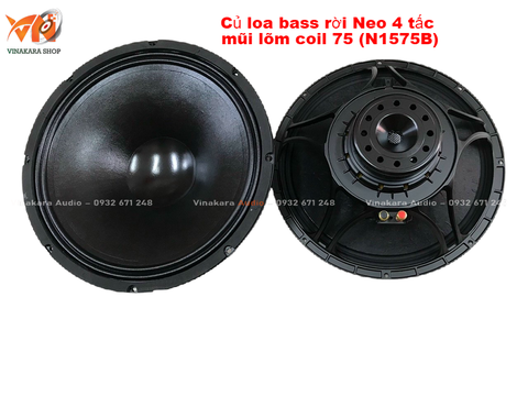 Củ loa bass rời Neo 4 tấc mũi lõm coil 75 (N1575B)