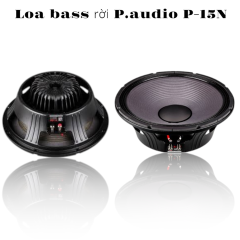 Loa bass rời P.audio P-15N (Thailand), bass 40cm 4 tấc, 1000w, coil 100