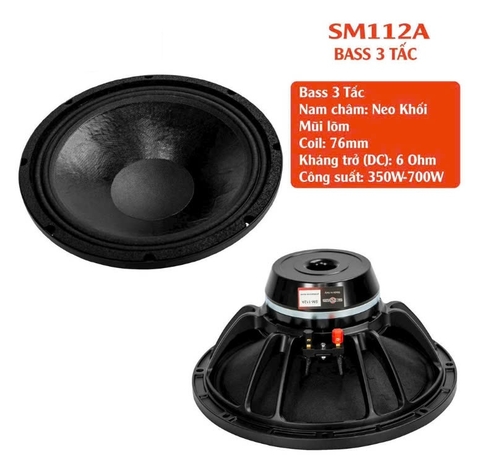 Loa bass rời 30 từ neo coil 76, loại cao cấp SM112A CC