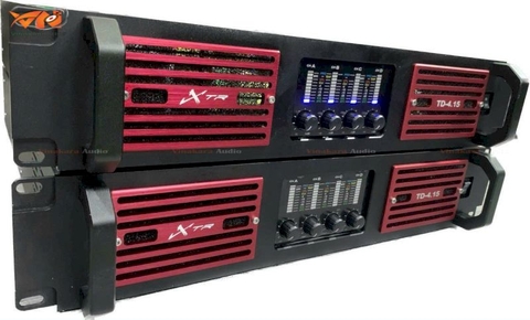 Cục đẩy công suất 4 kênh XTR TD-4.15, 4CH X 1500W, nguồn xung