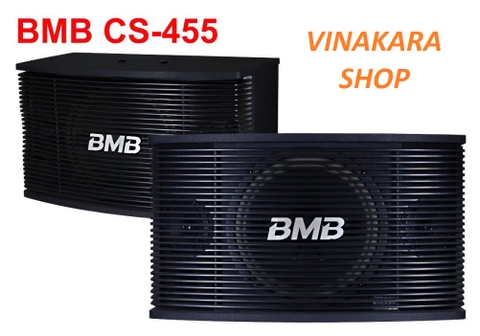 Loa karaoke BMB CS-455. Loại nằm  - Âm thanh chuyên nghiệp. Công suất đỉnh 450W - HÀNG NHẬP KHẨU