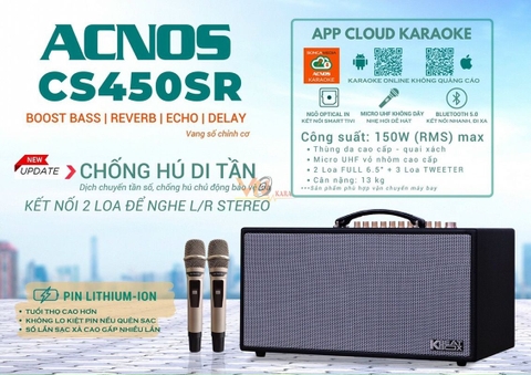 Loa di động xách tay Acnos CS450SR