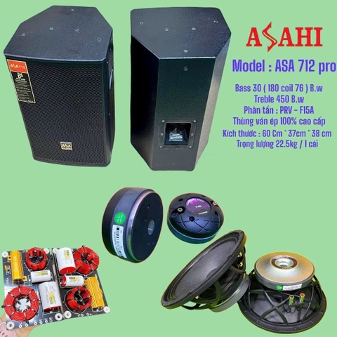 Loa Full ADX 30 3 Tấc - 712PRO, 500W