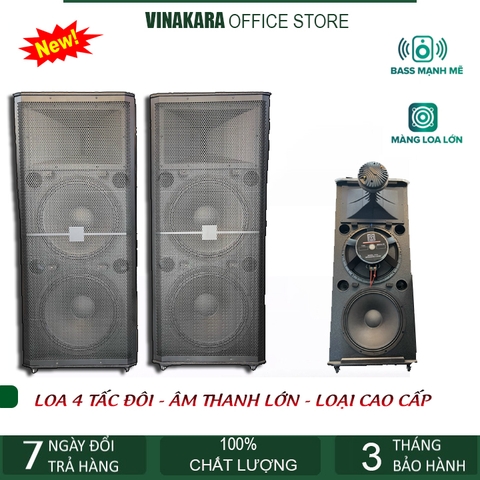 Loa Full 4 tấc đôi sân khấu 725  (Thành phẩm 2 bass 40cm)