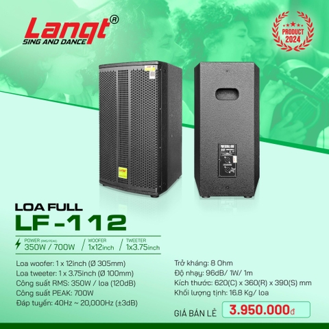 Loa full Lanqt 25cm LF-112
