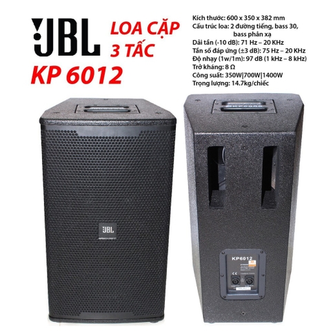 Loa Karaoke Full JB KP6012 (Bass 30 - Hàng nhập khẩu)