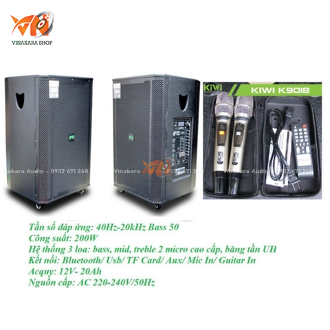LOA KÉO BASS 50 KIWI K9018