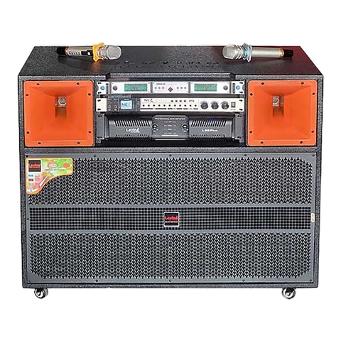 Loa kéo điện Lovina KD98PLUS, 2 bass 40cm 2 treble 850, 1200W
