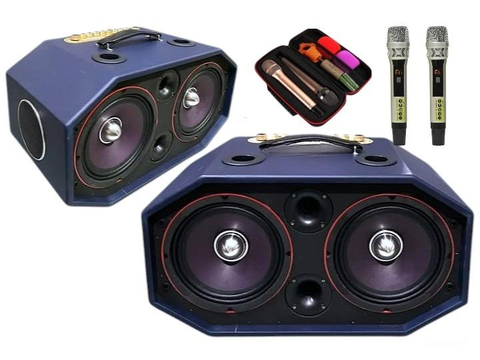 Loa Xách Tay 20 Đôi, Bass 20cm ADX 220-KL Pro, 400w, 2 Micro UHF