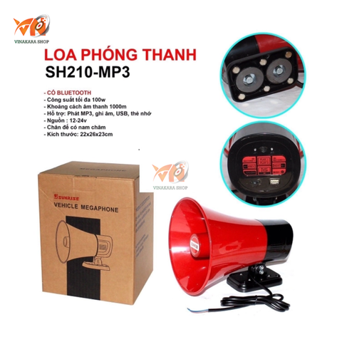 Loa Phóng Thanh SH210-MP3