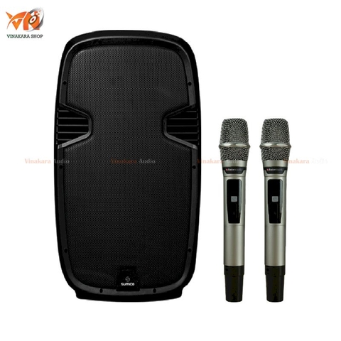 LOA SUMICO ON THE GO 12, BASS 30CM, CÔNG SUẤT 200W, PIN 6H, 2 TAY MICRO