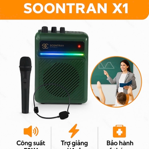 Loa xách tay Soontran X1, Kèm micro ,Bluetooth