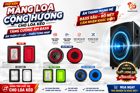Màng Loa Cộng Hưởng Cho Loa Kéo – Tăng Cường Âm Bass, Âm Trầm Uy Lực