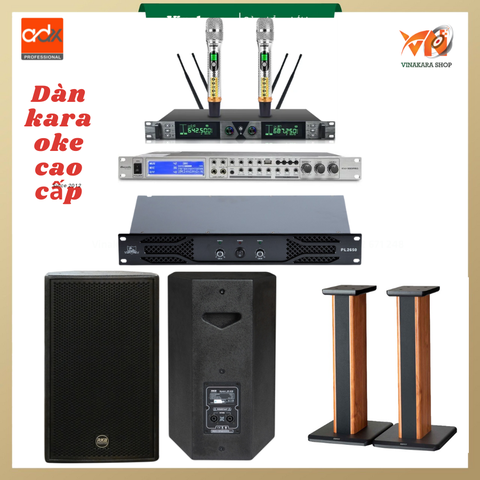 Combo dàn karaoke ADX 2650-330, dưới 30m2, 1500w