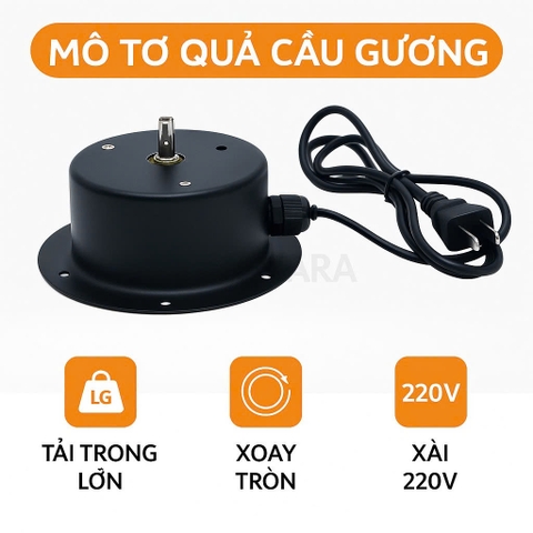Máy motor quay quả cầu