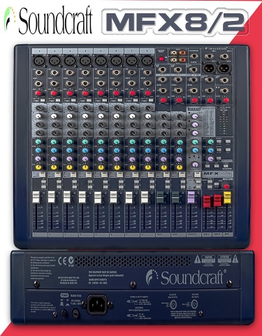Mixer Soundcraft MFX 8-2