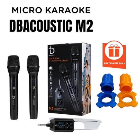 Micro không dây DBacoustic M2, Echo Rever, 8 hiệu ứng vang số