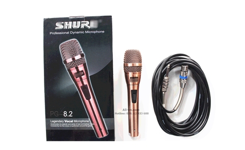 Micro karaoke Shur PG 8.2 Hút Âm Chuyên Nghiệp