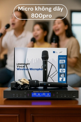 Micro không dây ADX 800PRO ,Sử dụng cho gia đình