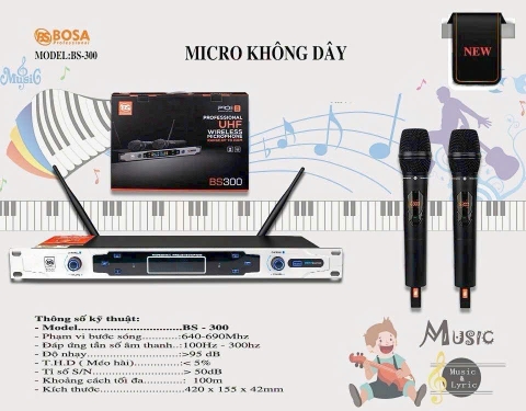 Micro không dây BOSA BS-300