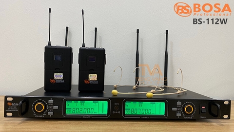 MICRO KHÔNG DÂY BOSA BS112W CÀI ĐẦU