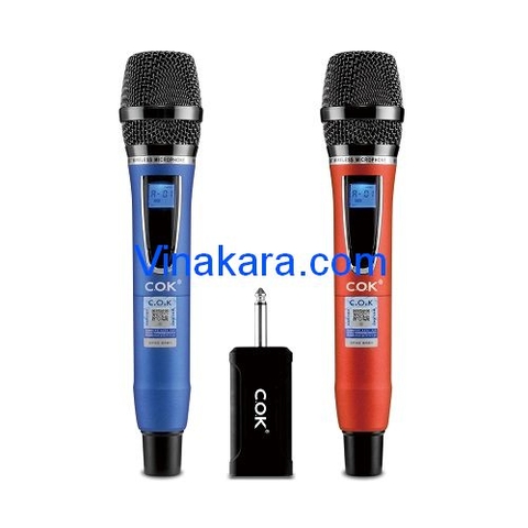 Cặp Micro không dây COK ST212 đa năng hát nhẹ bền bỉ