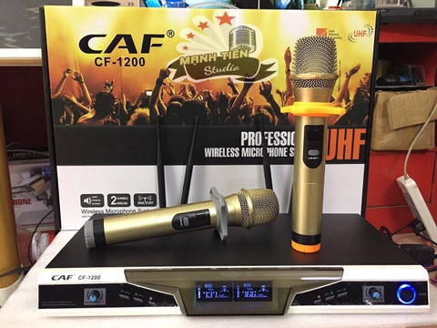 Micro không dây Karaoke CAF CF-1200 hút âm hay hát nhẹ