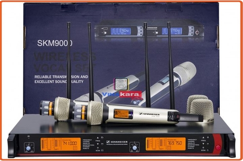 Micro không dây Sennheiser SKM9000 4 enten, sóng khỏe, chất âm hay