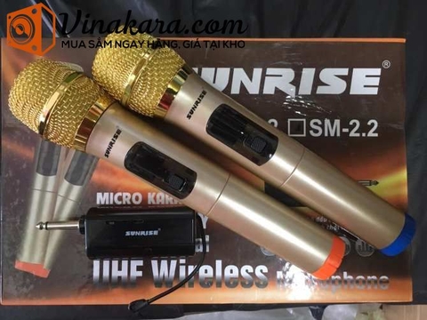 MICRO KHÔNG DÂY SUNRISE SM2-2