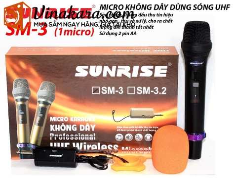 MICRO KHÔNG DÂY SUNRISE SM3-2