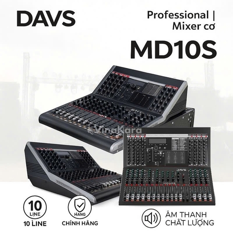 Mixer DAVS MD10S,8 line canon, 2 line 6 ly