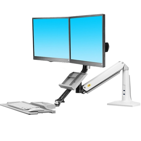 GIÁ ĐỠ 2 MÀN HÌNH MÁY TÍNH ĐA NĂNG NB-FC24 (17