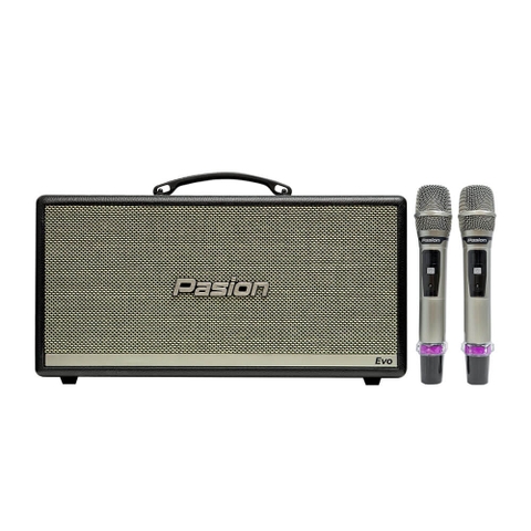 Loa kéo xách tay Paramax Pasion Evo , 210W, Kèm 2 Micro