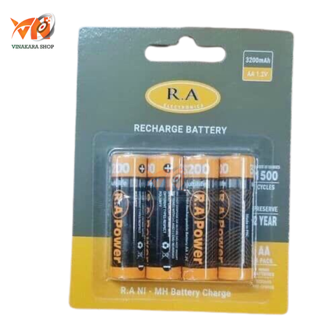 Pin sạc R.A 3200mAh ( 4 VIÊN)