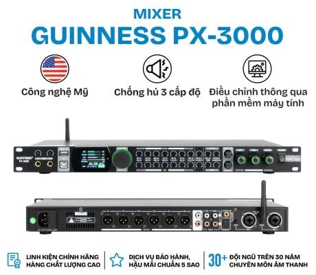 Vang cơ lai số Guinness PX3000, Bluetooth ,Optical, Usb