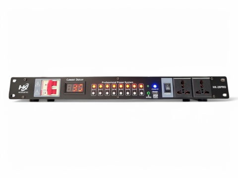 Quản lý nguồn HK28PRO, 8 cổng tự động, 2 cổng trước, lọc nguồn chất lượng