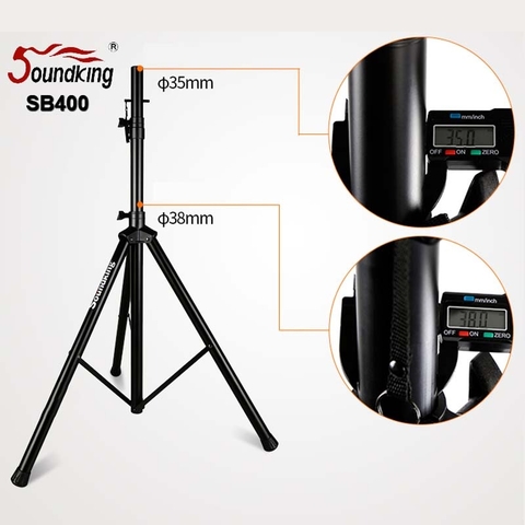 Chân loa đen Soundking SB-400 chính hãng, chắc chắn, cao 1M-1M6, tải trọng 50kg