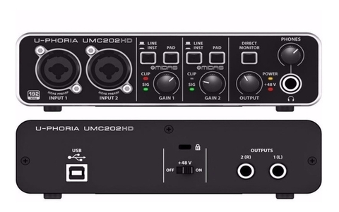Sound Card UMC 202HD Behringer