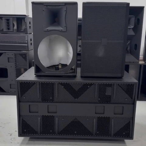 Vỏ Sub Hơi 50 Đôi HD218 – Thùng Loa Sub Bass Đôi 50cm Chuyên Nghiệp, Âm Trầm Uy Lực