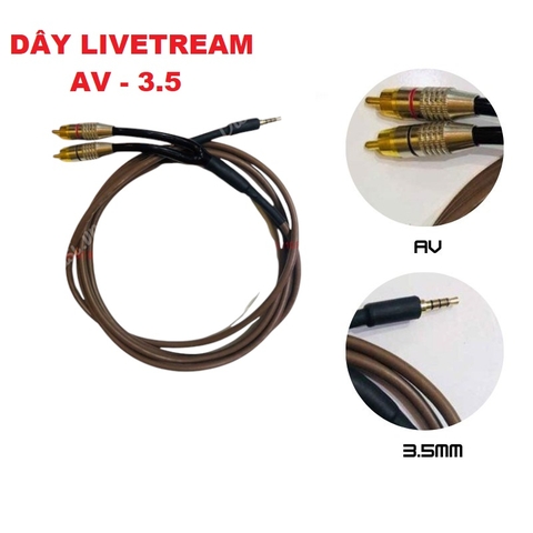 DÂY LIVE STREAM MIXER, VANG SỐ, LOA KÉO - PHÂN LOẠI