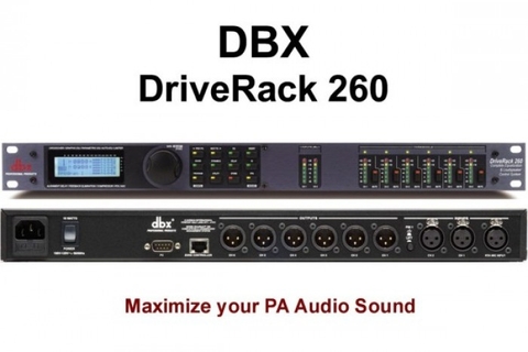 Thiết bị xử lí âm thanh DIVERACK DBX PA 260