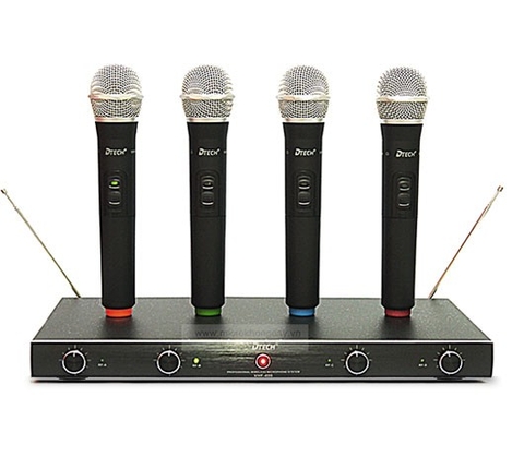 MICRO KHÔNG DÂY DTECH VHF400 - 04 MICRO